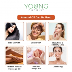 Almond oil can be used